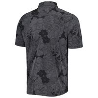 Men's Tommy Bahama Black Vanderbilt Commodores Miramar Blooms Polo