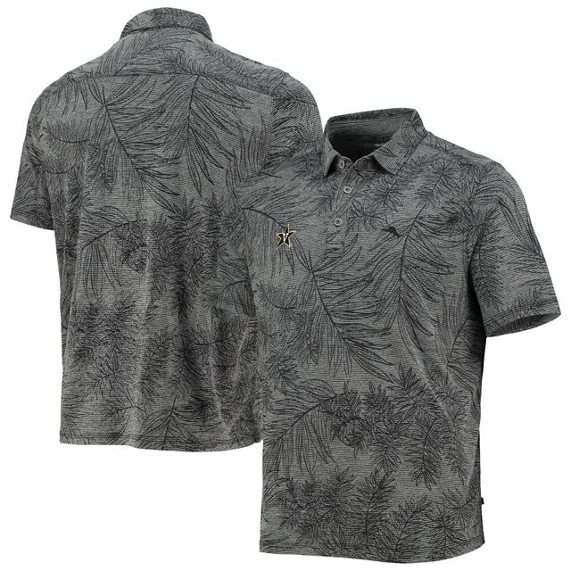 Polo de plage homme Tommy Bahama noir Vanderbilt Commodores Palmetto