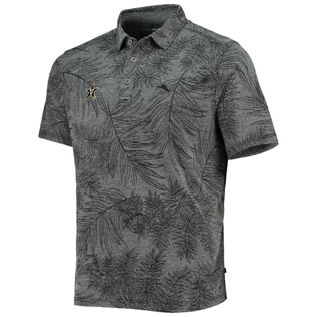 Polo de plage homme Tommy Bahama noir Vanderbilt Commodores Palmetto