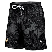 Short de bain Tommy Bahama noir pour homme, Vanderbilt Commodores, Santiago Palms