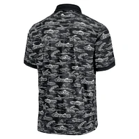 Men's Tommy Bahama Black Vanderbilt Commodores Sport Bay View IslandZone Polo