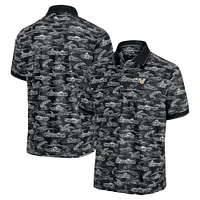 Men's Tommy Bahama Black Vanderbilt Commodores Sport Bay View IslandZone Polo