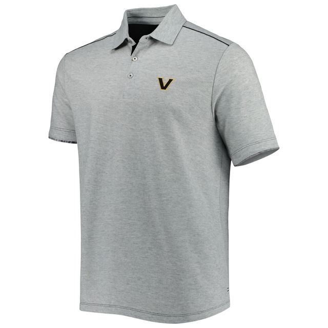 Polo Tommy Bahama Heathered Grey pour homme Vanderbilt Commodores IslandZone Tailgater