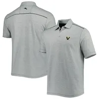 Men's Tommy Bahama Heathered Gray Vanderbilt Commodores IslandZone Tailgater Polo