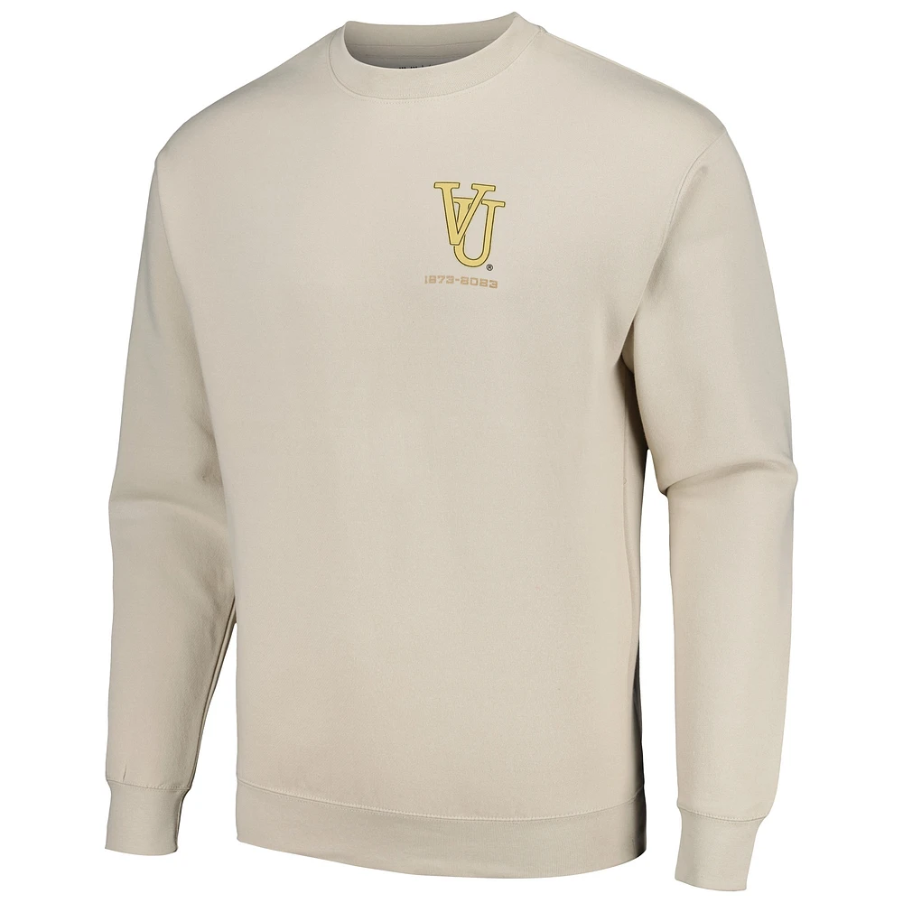 T-shirt côtier kaki pour hommes, Uscape Apparel, Vanderbilt Commodores, 150e anniversaire