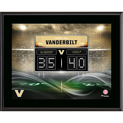 Vanderbilt Commodores 10.5" x 13" Upset No. 1 Ranked Alabama Crimson Tide Sublimated Plaque