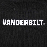 Sweat-shirt court Pro Standard noir Vanderbilt Commodores Pearl pour femme