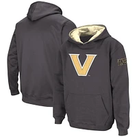 Sweat à capuche avec grand logo Colosseum Charcoal Vanderbilt Commodores pour jeunes