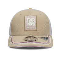 Men's New Era  Stone RB 2025 Miami Grand Prix Visa Cash App 9SEVENTY Adjustable Trucker Hat
