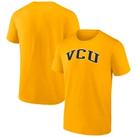 Men's Fanatics  Gold VCU Rams Team Name T-Shirt