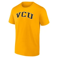 Men's Fanatics  Gold VCU Rams Team Name T-Shirt