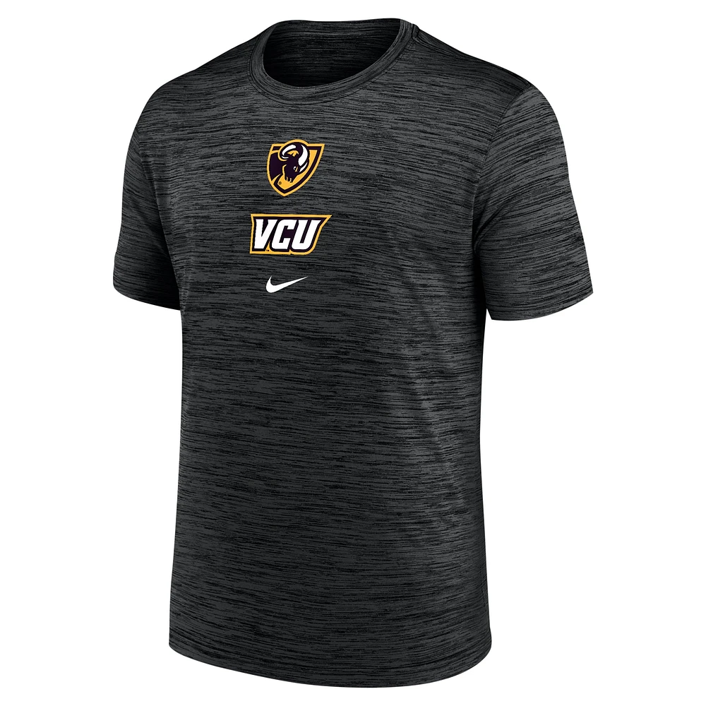 T-shirt Nike Performance Velocity Legend VCU Rams pour homme, noir