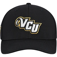 Men's Top of the World Black VCU Rams Reflex Hybrid Tech Flex Hat
