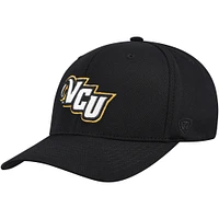 Men's Top of the World Black VCU Rams Reflex Hybrid Tech Flex Hat