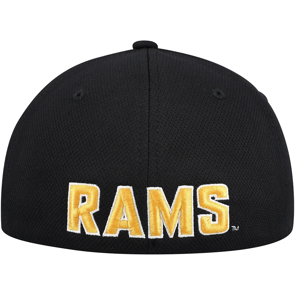 Men's Top of the World Black VCU Rams Reflex Hybrid Tech Flex Hat