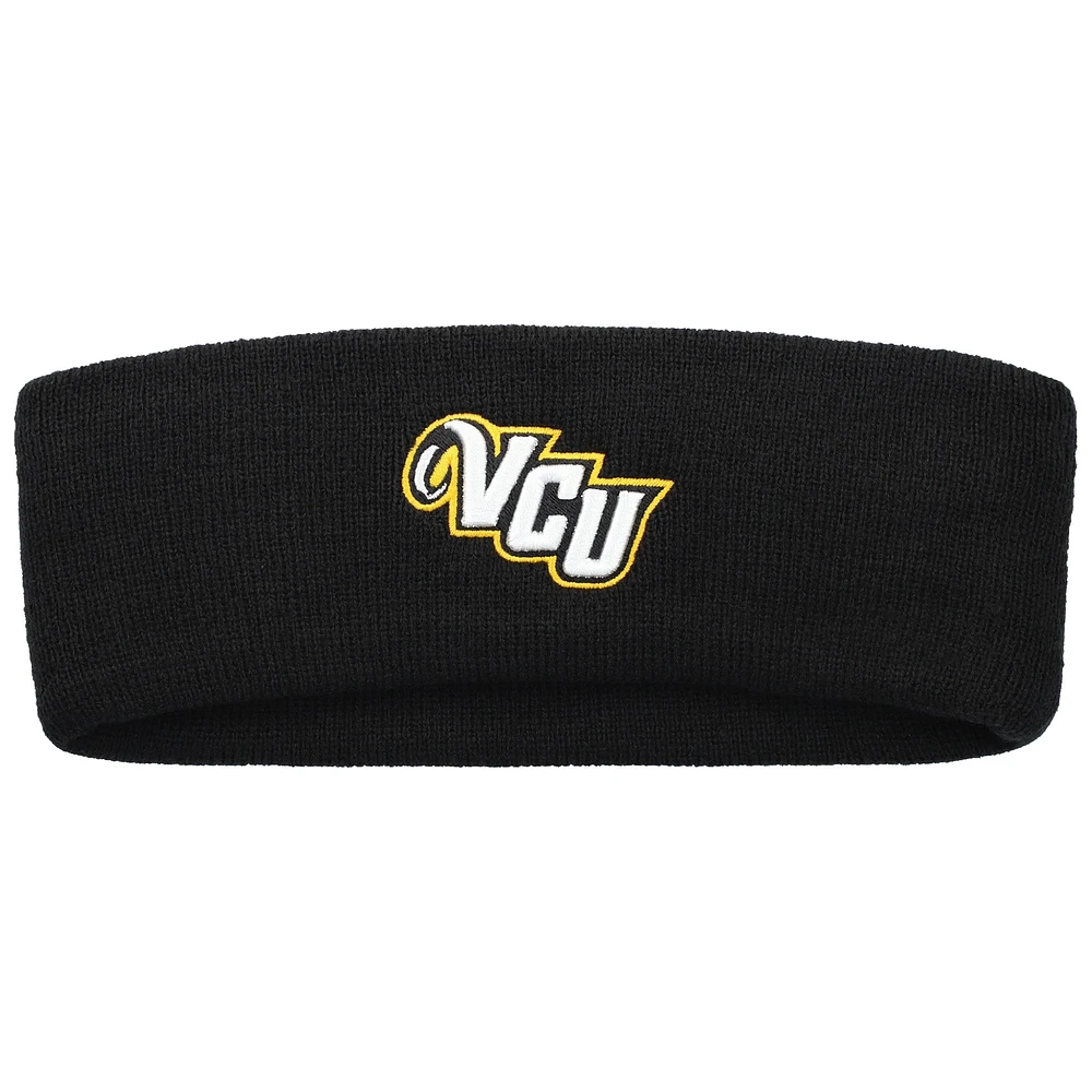 Men's Top of the World Black VCU Rams Team Logo Knit Headband