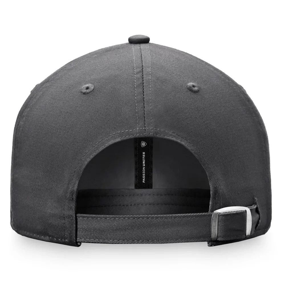 TOP VCURAM CHARC NCAA TOP SLICE ADJ - CHARCOAL HATMENUST