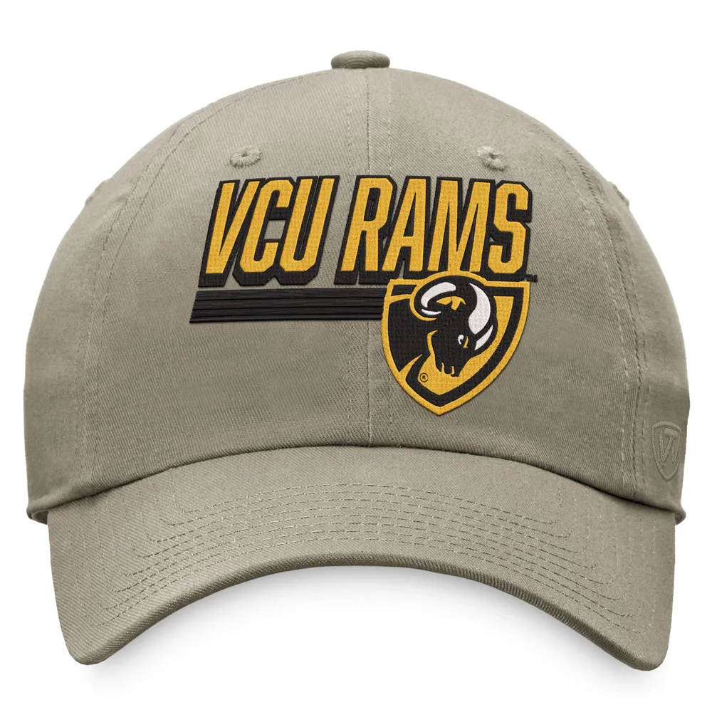 Casquette réglable Top of the World VCU Rams Slice kaki pour homme