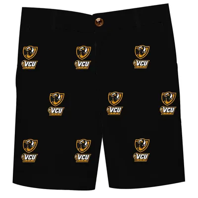 VCU Rams Toddler Structured Shorts - Black