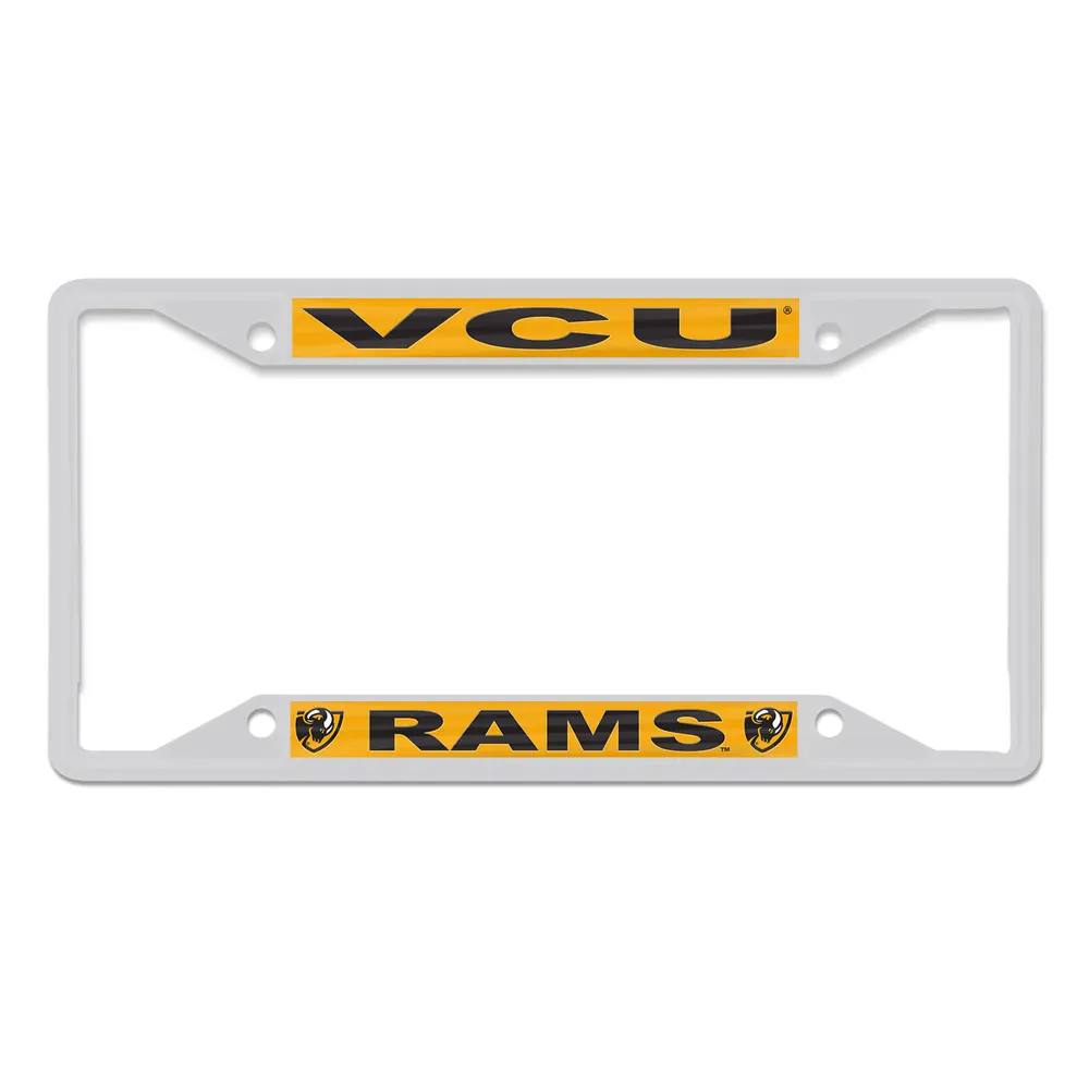 Cadre de plaque d'immatriculation couleur chrome WinCraft VCU Rams