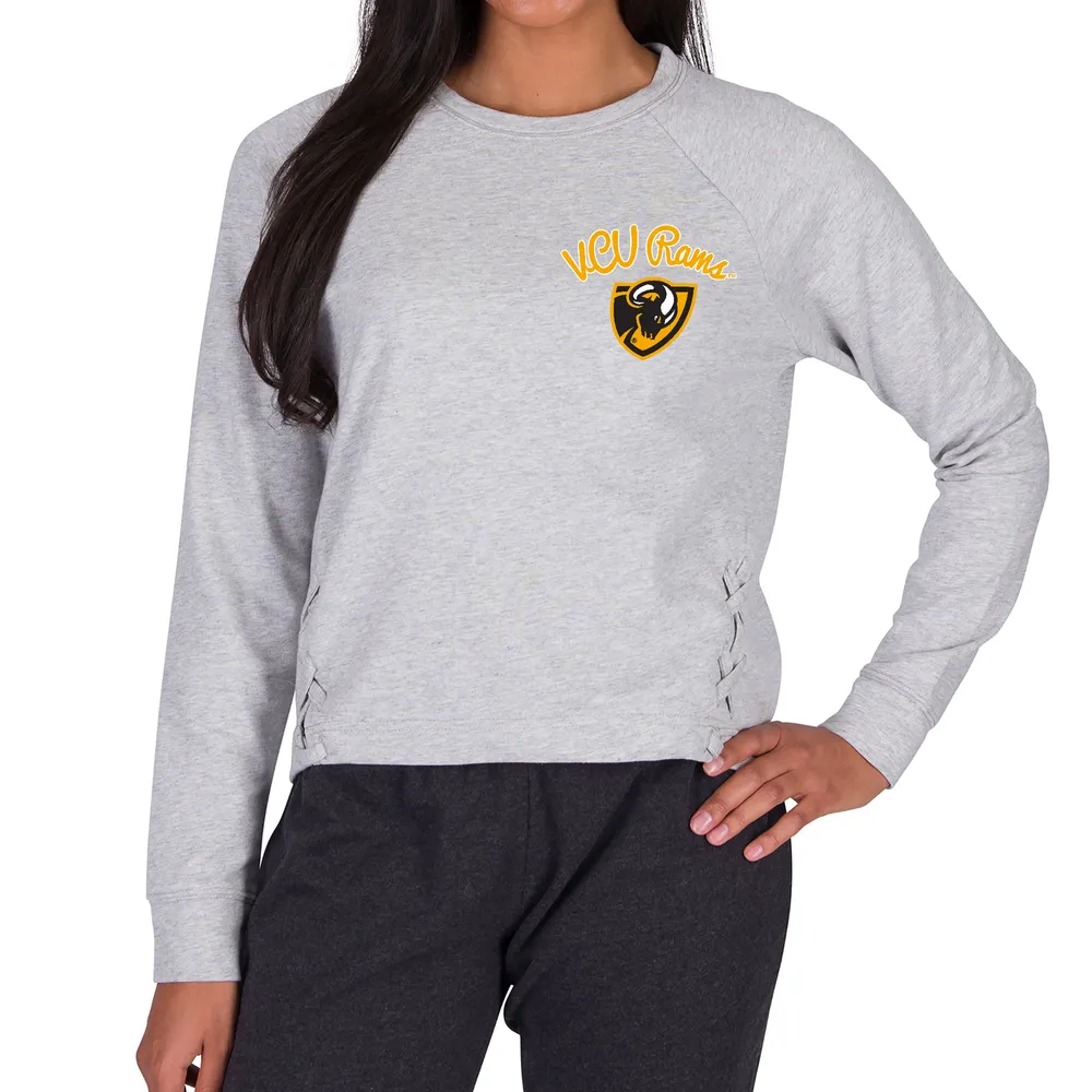 Lids VCU Rams Concepts Sport Women's Greenway Long Sleeve T-Shirt - Gray