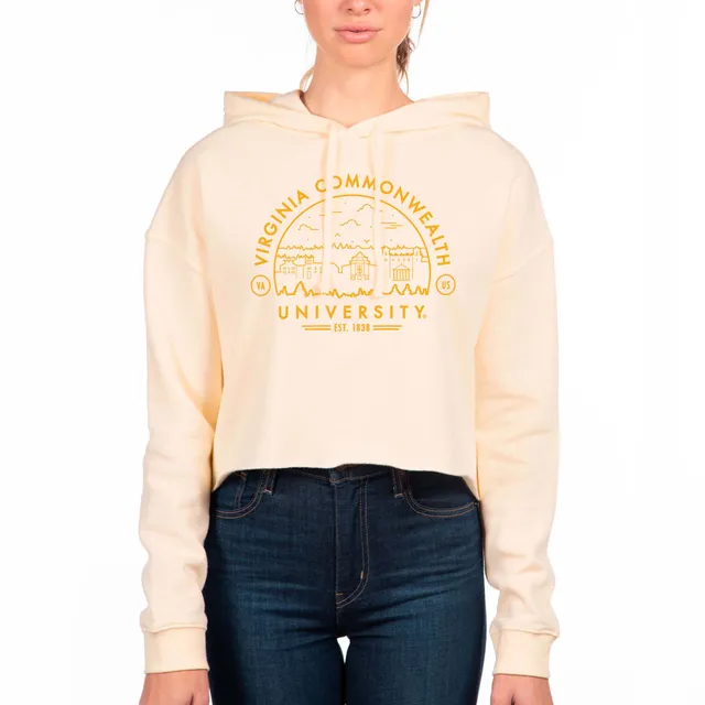 Women's Gold VCU Rams Women's Tennis Pullover Hoodie