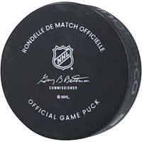 Rondelle de jeu officielle autographiée par Adin Hill Vegas Golden Knights pour la Classique d'hiver 2024