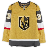 Adin Hill Vegas Golden Knights Autographed Gold Fanatics Premium Jersey