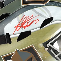 Masque de gardien de but réplique autographié par Adin Hill Vegas Golden Knights
