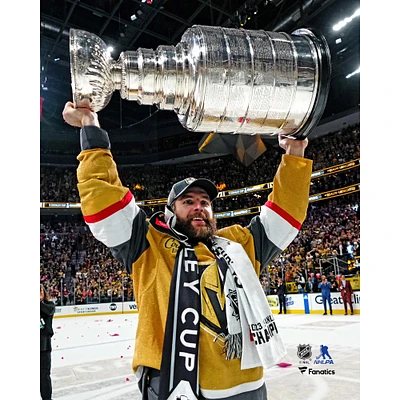 Alex Pietrangelo Vegas Golden Knights Unsigned 2023 Stanley Cup Champions Raising Photograph