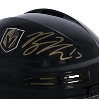 Casque mini noir autographié par Ben Hutton Vegas Golden Knights
