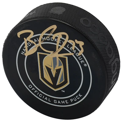 Rondelle de jeu officielle autographiée par Brandon Pirri Vegas Golden Knights