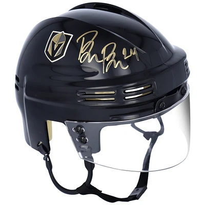 Casque mini noir autographié par Brendan Brisson Vegas Golden Knights