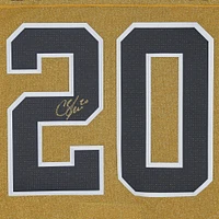 Maillot Adidas authentique doré autographié par Chandler Stephenson des Vegas Golden Knights, champions de la Coupe Stanley 2023, avec écusson de la Coupe Stanley