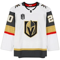 Maillot Adidas authentique blanc autographié par Chandler Stephenson des Vegas Golden Knights, champions de la Coupe Stanley 2023, avec écusson de la Coupe Stanley