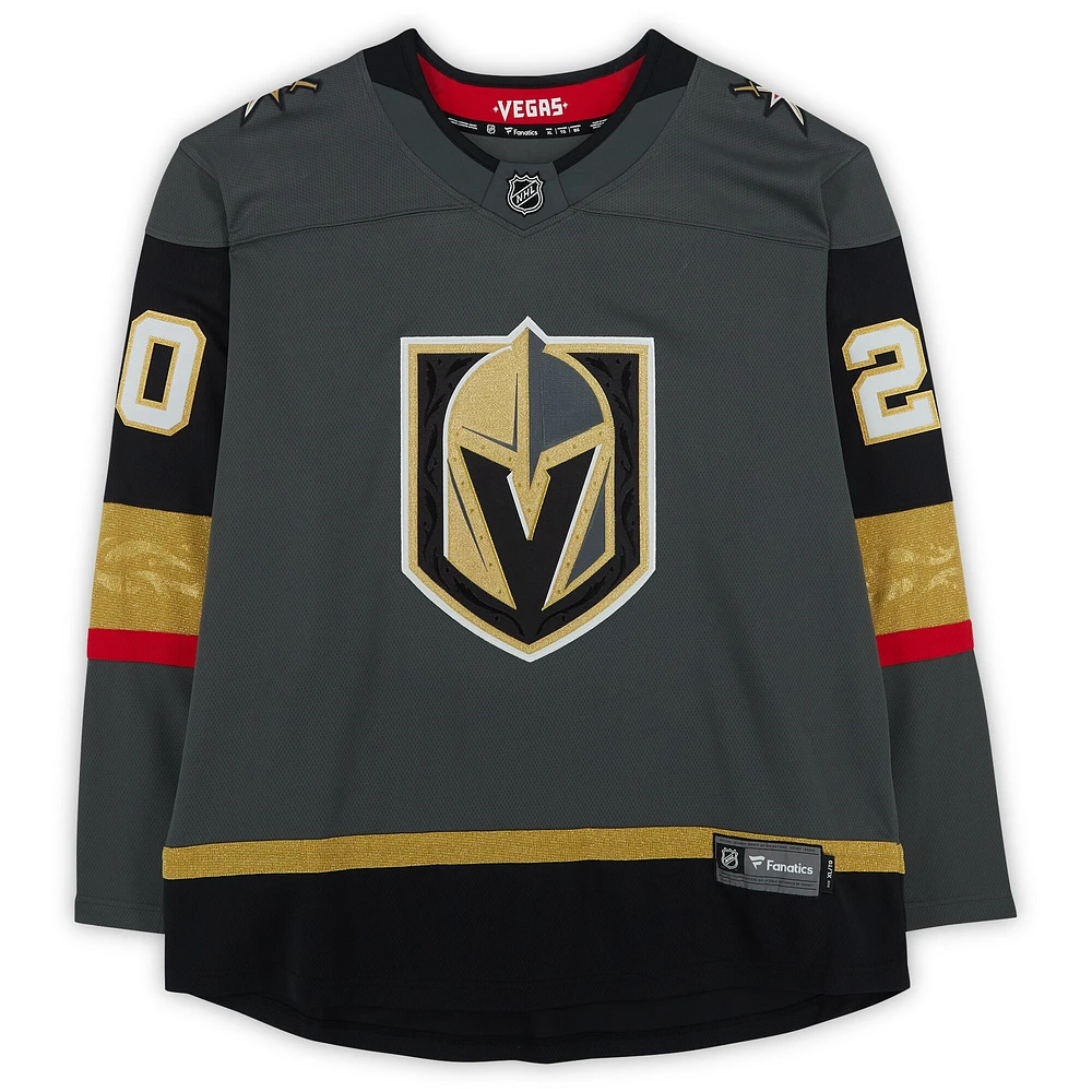 Maillot authentique Adidas gris autographié par Chandler Stephenson des Vegas Golden Knights