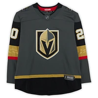 Maillot authentique Adidas gris autographié par Chandler Stephenson des Vegas Golden Knights