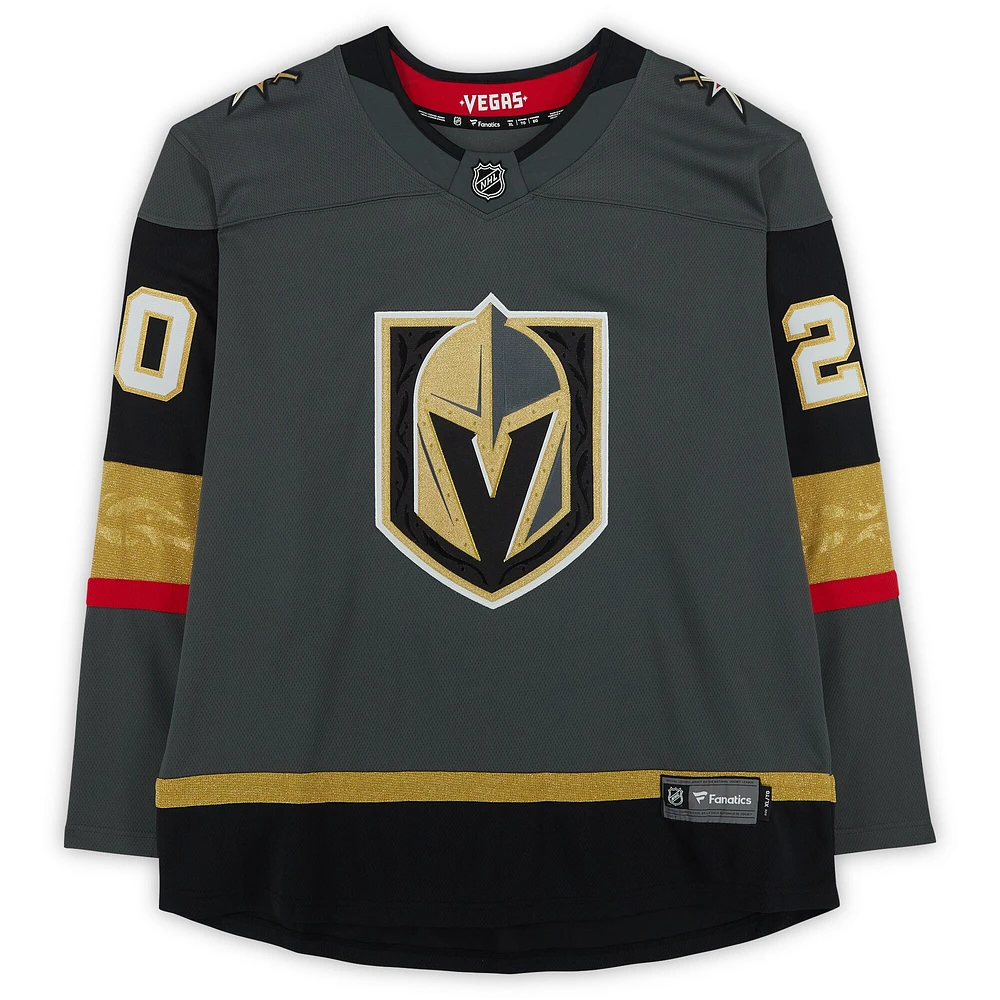 Maillot gris dédicacé Fanatics Breakaway des Vegas Golden Knights de Chandler Stephenson
