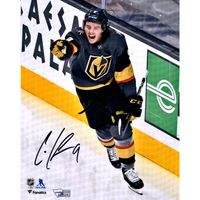 Cody Glass Vegas Golden Knights Autographed 8'' x 10'' First NHL Goal Celebration Photograph