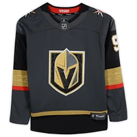 Maillot Breakaway des Fanatics noirs autographiés par Cody Glass Vegas Golden Knights avec plusieurs inscriptions