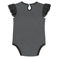 Girls Infant Black/Gray Vegas Golden Knights Two-Pack Training Bodysuit Set