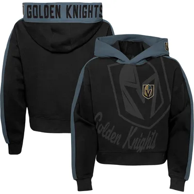 Vegas Golden Knights Girls Youth Record Setter Pullover Hoodie - Black