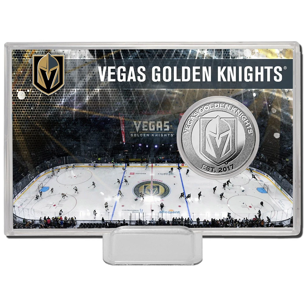 Highland Mint Vegas Golden Knights Histoire de l'équipe - Coin Card