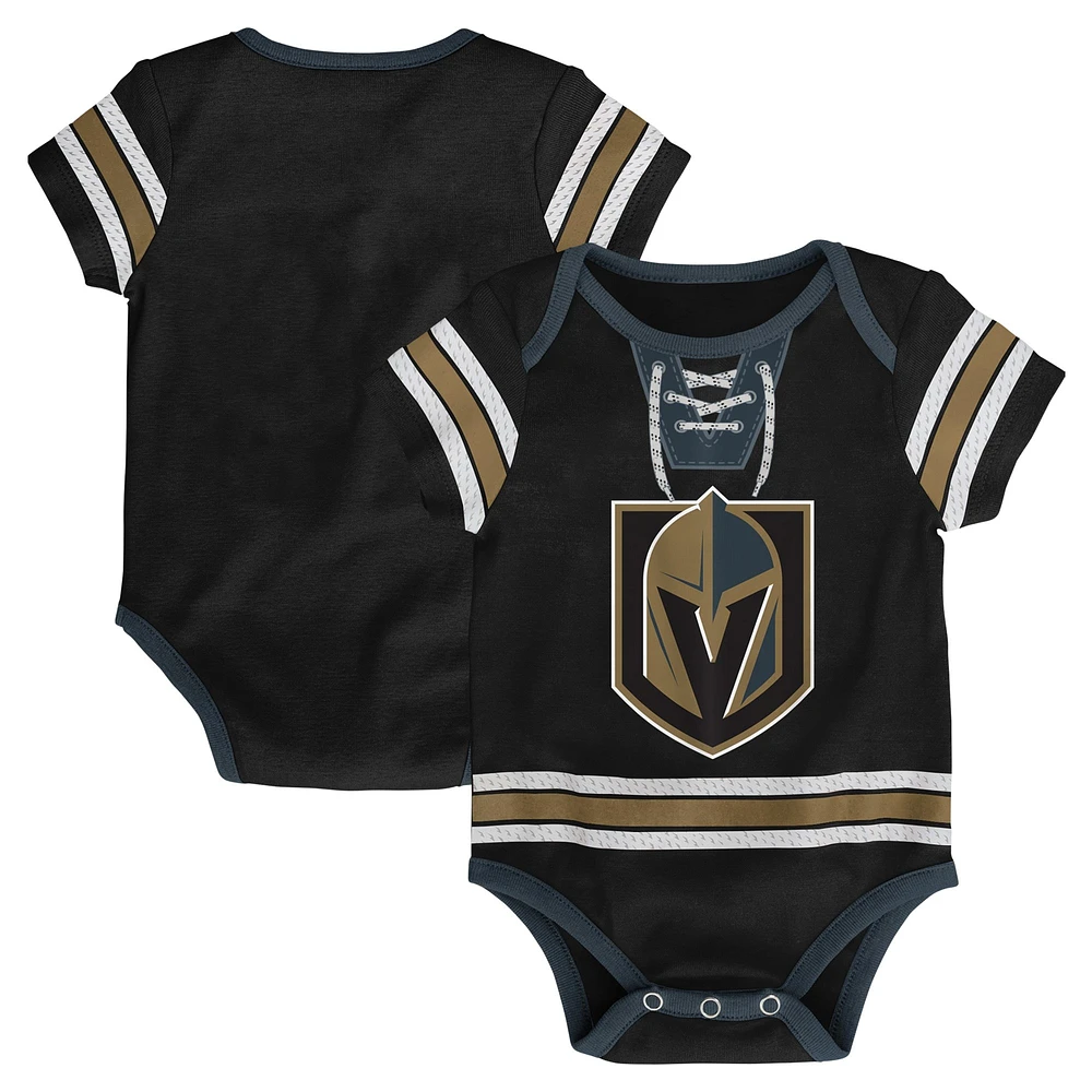 Body noir en jersey de hockey Vegas Golden Knights pour bébé