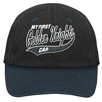 Casquette souple et flexible My First Tail Sweep pour bébé Black Vegas Golden Knights