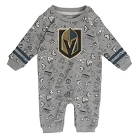 Pull à manches longues pour bébé Heather Grey Vegas Golden Knights Gifted Player