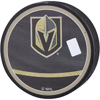 Rondelle de hockey rétro inversée autographiée par Jack Eichel Vegas Golden Knights 2022-23