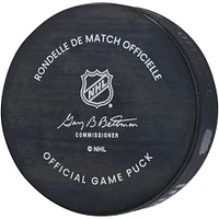 Rondelle de jeu officielle autographiée par Jack Eichel Vegas Golden Knights pour le match des étoiles de la LNH 2024
