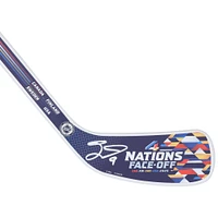 Jack Eichel Vegas Golden Knights Autographed 4 Nations Face-Off Mini Wood Stick