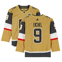 Maillot authentique Adidas autographié par Jack Eichel Vegas Golden Knights avec plusieurs inscriptions - Édition limitée à 26 exemplaires